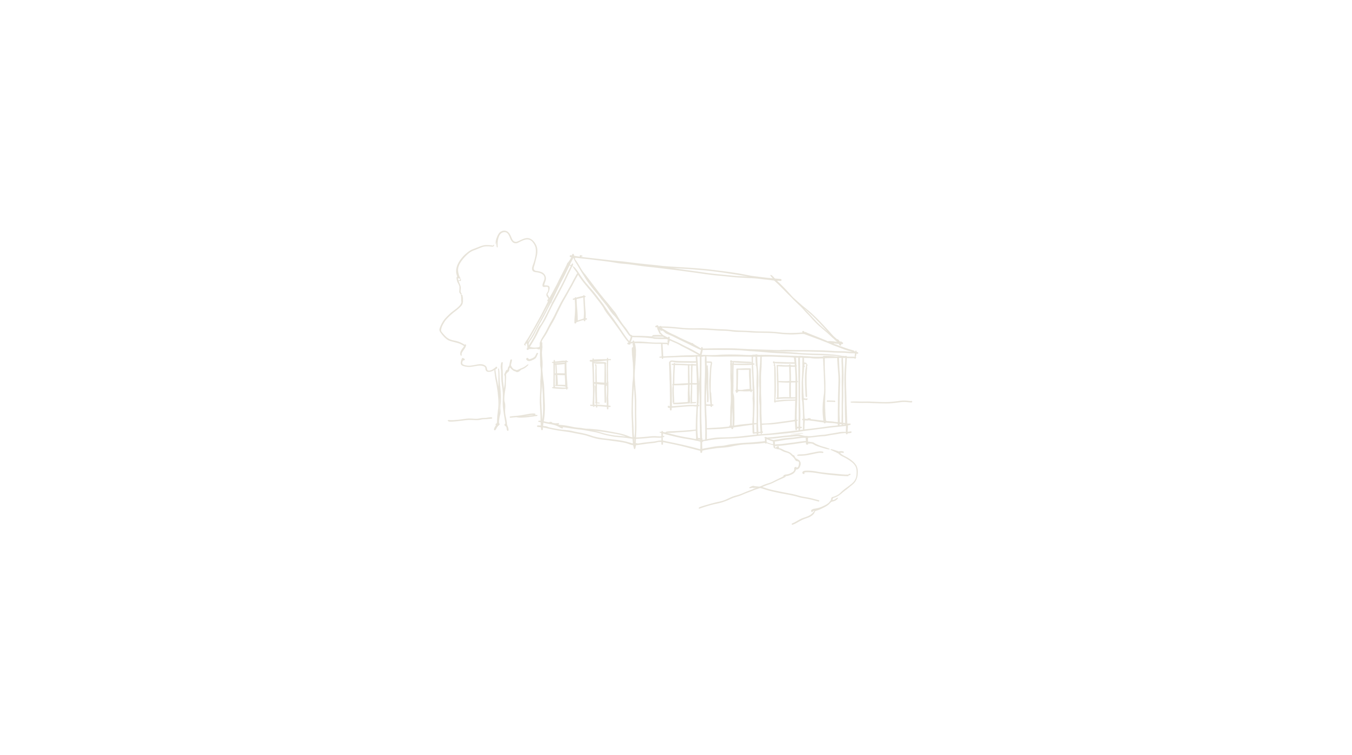 Sketch of a small single-family home