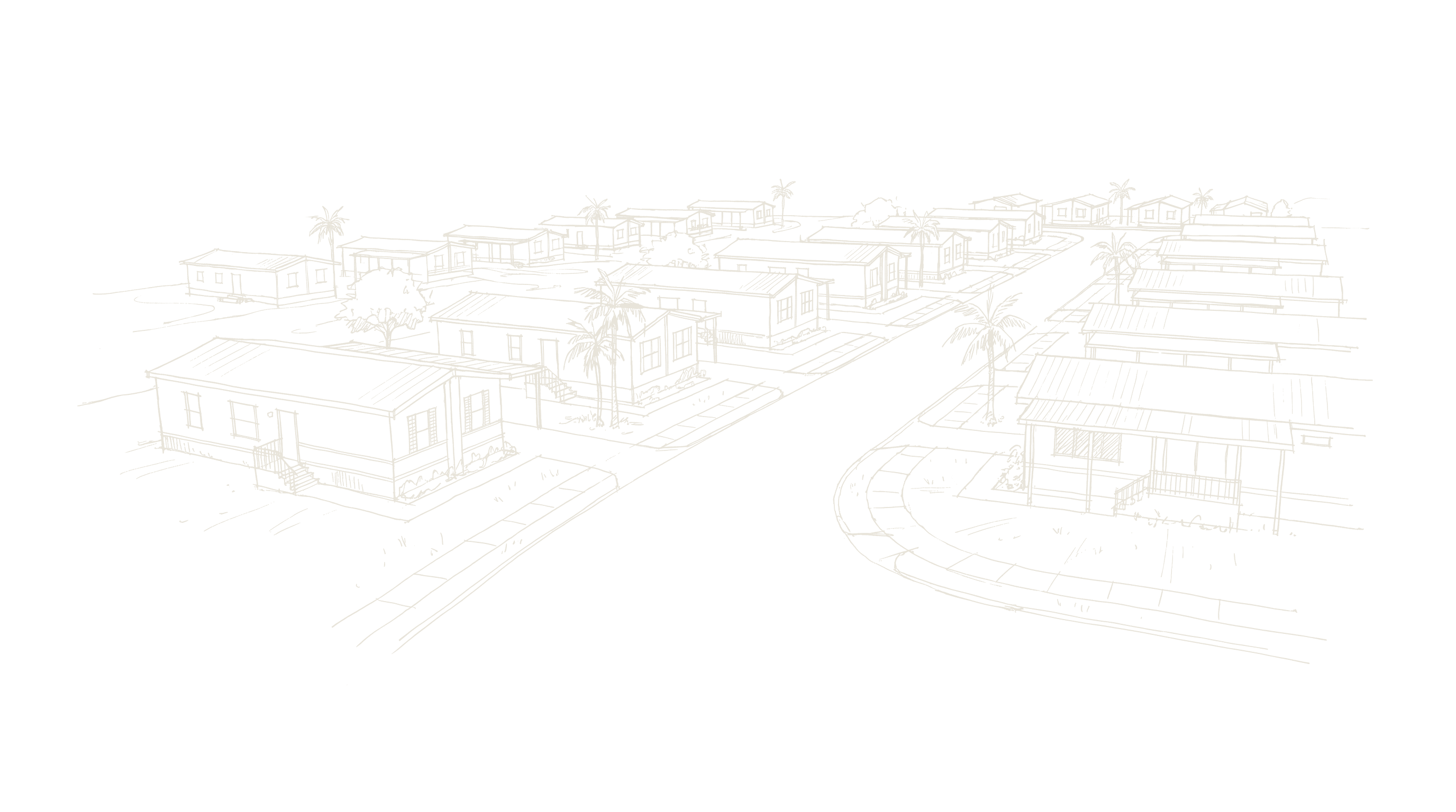 Sketch of a manufactured home community
